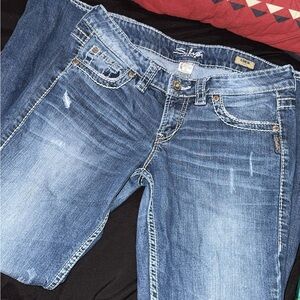 Silver Jeans Blue Straight Leg Denim